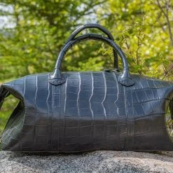 BLACK GATOR WEEKEND BAG -Kemo Sabe shop 5.22.2023 Duffles and Boots 15