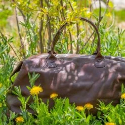 MILLED BROWN BENEDICT WEEKEND BAG -Kemo Sabe shop 5.22.2023 Duffles and Boots 19