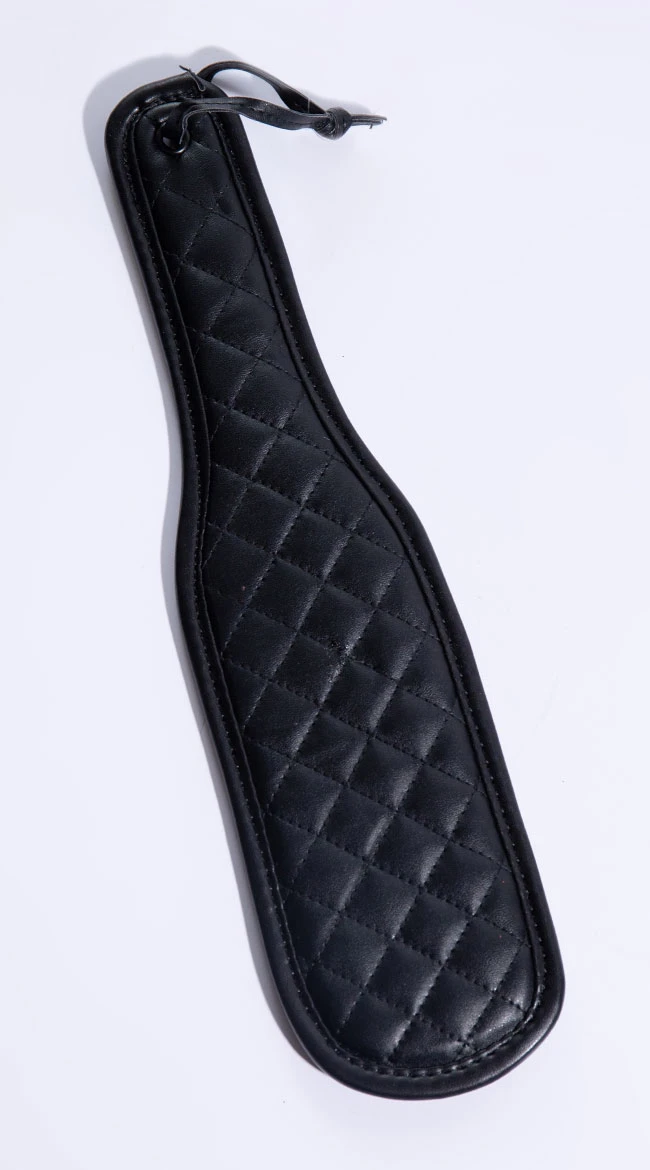 Allure Lingerie Quilted Black Paddle 3 Allure Lingerie Quilted Black Paddle