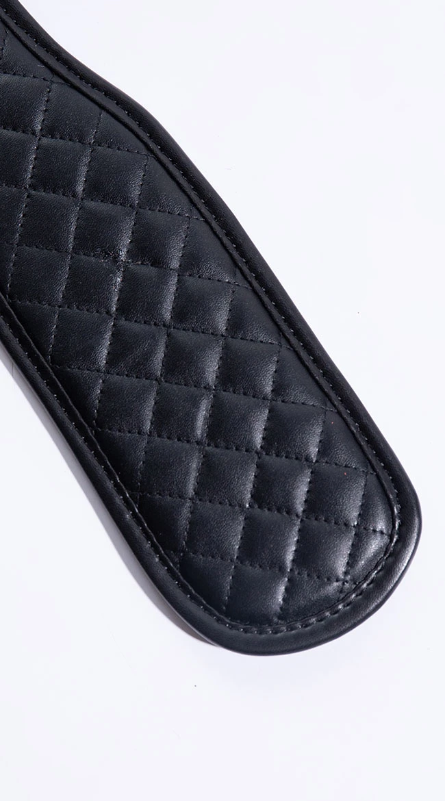 Allure Lingerie Quilted Black Paddle 4 Allure Lingerie Quilted Black Paddle - Image 2