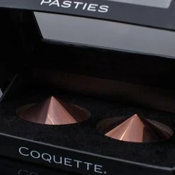 Coquette Round Rose Gold Pasties -Kemo Sabe shop CO 22531 Pasties B 2022DECEMBER53166