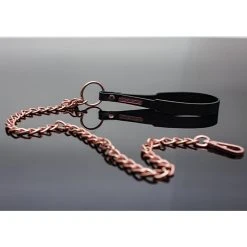 Coquette Rose Gold Chain Leash -Kemo Sabe shop CO 22532 Leash 2022DECEMBER53166
