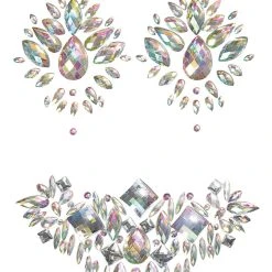 Coquette Iridescent Teardrop Body Gems