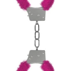 Entrenue Furry Pink Handcuffs