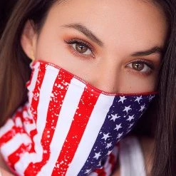 MAPALÉ All Star Face Neck Bandana -Kemo Sabe shop ES 252 USA Print 3 2020MAY22740