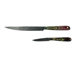 GREEN MAMMOTH TOOTH KNIFE SET