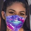J Valentine Electric Lavender Tie Back Face Mask -Kemo Sabe shop JV FF552 ELA 01 2020JUL24479