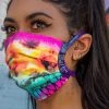 J Valentine Rainbow Ruin Tie Back Face Mask -Kemo Sabe shop JV FF552 RRU 04 2020JUL24479