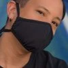 J Valentine Performance Stretch Tailored Face Mask -Kemo Sabe shop JV FF553 BLK 02 2020JUL24479