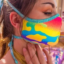 J Valentine Neon Camouflage Tailored Face Mask -Kemo Sabe shop JV FF555 NCA 03 2020JUL24479