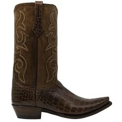 GRIT BROWN NILE CROCODILE DUNDEE BOOTS