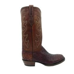 GRIT OSTRICH EASTWOOD BOOTS