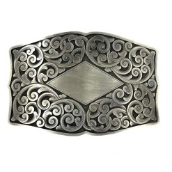 GRIT DEEP ENGRAVED INITIAL BUCKLE