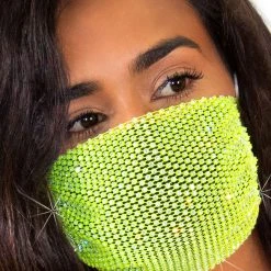 LEG AVENUE Harlow Mesh Face Mask -Kemo Sabe shop LA M1006 01 031 2020JULY24100