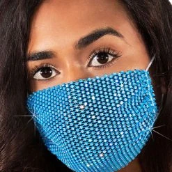 LEG AVENUE Harlow Mesh Face Mask -Kemo Sabe shop LA M1006 01 038 2020JULY24100