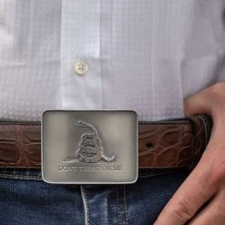 CLINT ORMS 'DON'T TREAD ON ME' BUCKLE -Kemo Sabe shop ORMBRANDES 1809 2 1