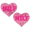 Pastease Neon Pink MILF Heart Pasties -Kemo Sabe shop PT hrt mlf dis pk p 2022JUNE49668