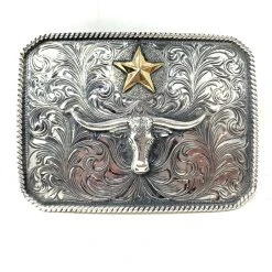 VOGT LONGHORN STAR TROPHY BUCKLE