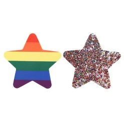 Xgen Products 2-Pack Pride Rainbow Glitter Pasties