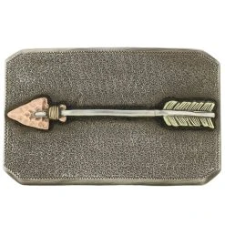 BOHLIN 1.5" GOLD ARROW PATINA TROPHY BUCKLE