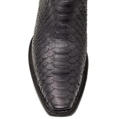 GRIT BLACK PYTHON COOPER BOOTS -Kemo Sabe shop ksgbrm 1001 4 7