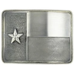 CLINT ORMS TEXAS FLAG BUCKLE