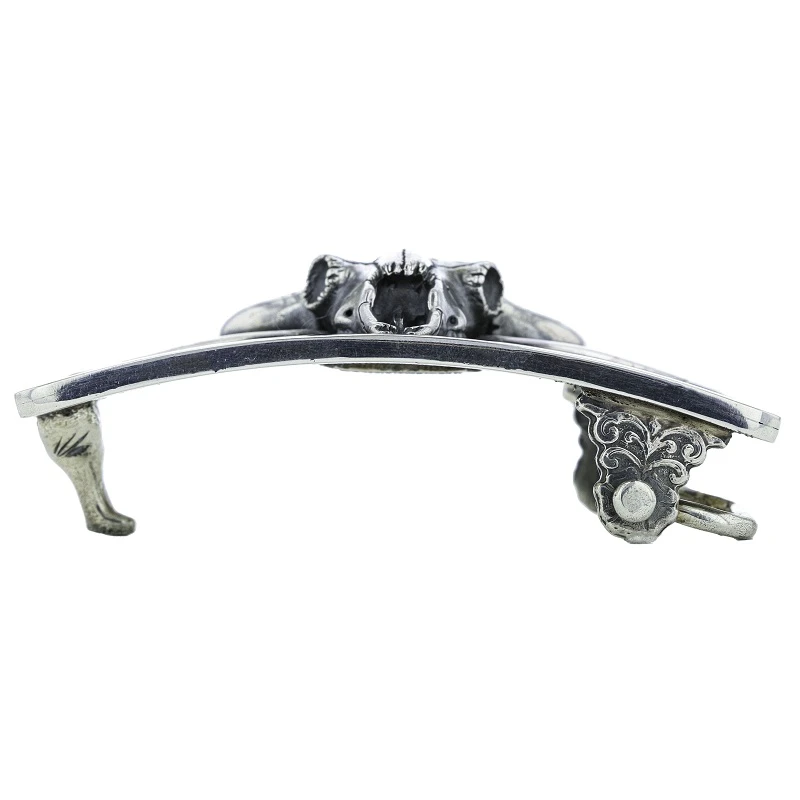 CLINT ORMS BISON SKULL WITH ARROW TROPHY BUCKLE 5 CLINT ORMS BISON SKULL WITH ARROW TROPHY BUCKLE - Image 3