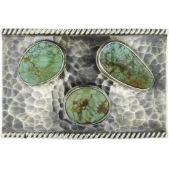CLINT ORMS TURQUOISE STONE BUCKLE