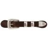 VOGT NEW YORKER ROPE EDGE BUCKLE SET